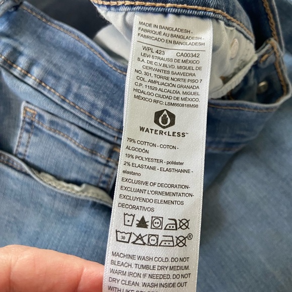 Denizen from Levi’s High Rise Straight Minimalist Normcore Jeans Size 8S - Picture 4 of 11